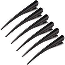 Large Long Alligator Hair Clips for Styling Salon Sectioning, 5 inch Rust-Proof Durable Non-Slip Duckbill Metal Clips for Women Thick and Thin Hair