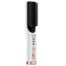 2 In 1 Curling And Straightening Dual-Use Mini Multi-Function Hair Straightener, Colour : White