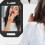 Large Handheld Mirror with Comb Set for Haircut, Wide Angle View, Professional Barber Use 5