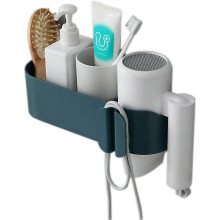 Multifunctional Hair Dryer Bathroom Toilet Toilet Storage Rack Hanger Hair Dryer Shelf Hair Dryer Rack (Blue),2024 Ping