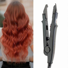 (A, White 1) Professional Hair Extension Tool Fast Heating Hair Connecting Device for Hair Salon