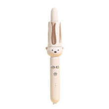 Automatic Rotating Curling Iron - 1.1 Inch (28mm) Curling Wand for Beach Waves,