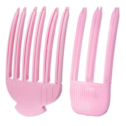 (Set pink) Wind Shaping Comb Hair Root Volumizer High Fluffy Styling Tool