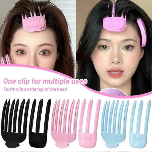 (set black) Wind Shaping Comb Hair Root Volumizer High Fluffy Styling Tool 1