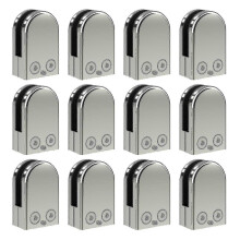 (4PCS, 6-8mm) 6-8mm 8-10mm 10mm-12mm Pack Of 4/12 Glass Clamps,304 Stainless Steel Glass Balustrade Clamps | Glass