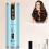 (Blue) Cordless Automatic Curling Iron with LCD Display, Adjustable Temperature and Timer, USB Rechargeable, Ceramic Barrel for Travel 1