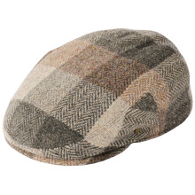 (Brown, S) Failsworth Stornoway Harris Tweed Flat Cap