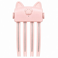 (Pink) Plastic Volumizing Hair Comb Hair Curlers for Short Hair Wireless Heated Volumizing Root Lift Clip for Women