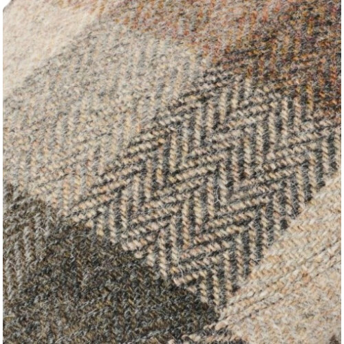 (Brown, L) Failsworth Stornoway Harris Tweed Flat Cap 1