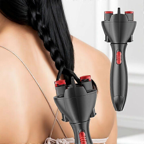 Automatic Hair Braider, Wireless Quick Braid Tool, One-Key Twist Braid for Dreadlocks and Hairstyles 1