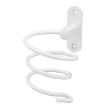 Hair Dryer Holder Multifunctional Spiral Wall Mount Bathroom Hair Dryer Rack for Most of Hair Dryers