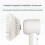 for Dreame Gleam and Glory Dryer Curling Hood Diffuser Nozzle WhiteWhite SZRH 2