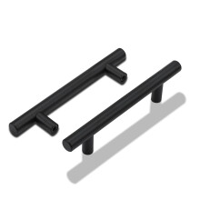LONTAN 12 Pack Black Kitchen Cupboard Handles 76mm Drawer Pulls Kitchen Door Pul