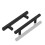 LONTAN 12 Pack Black Kitchen Cupboard Handles 76mm Drawer Pulls Kitchen Door Pul 1