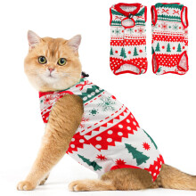 Avont Cat Recovery Suit - Kitten Onesie for Cats After Surgery | Stop Licking, Protects Stitches, S: Neck 22-26cm, Chest 29-33cm, Back 20cm