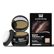Gowwim Root Touch up Powder, Instantly Gray Hair Cover up Hairline Powder for Women & Men Waterproof and Sweatproof Root Cover Up Long-Lasting for