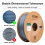 eSUN PLA Filament 1.75mm, PLA Basic Dimensional Accuracy +/- 0.05mm 2