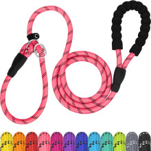 TagME Slip Lead for Dogs No Pull Training Lead 1.8m Reflective Dog Lead with Padded Handle & Anti-Choke Stopper, S/M/L for Small Medium Large Dogs