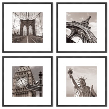 Black Square Picture Frame,Compatible with 30x30cm and 20x20cm with images | Wood Photo Frame for Wall Mounting In Living Room, Bedroom,Gallery