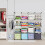 AWTATOS Bookcase 16 Cube Storage Unit Bookshelf Cube Storage DIY Cube Unit | Stackable Storage Cube Shelves 6