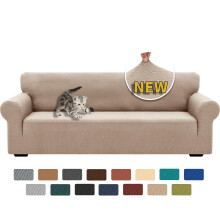XINEAGE High Stretch Sofa Covers 4 Seater Latest Jacquard Extra Large Couch Covers for Dogs Pet 1 Piece Sofa Slipcovers Living Room Non Slip Couch