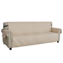 XINEAGE Quilted Sofa Covers 4 Seater, Water Resistant Sofa Slipcovers with Pockets, Extra Large Couch Covers for Dogs Pets