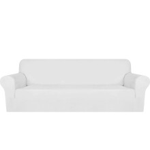 MAXIJIN Thick Velvet Extra Large Sofa Covers 4 Seater Super Stretch Oversized Couch Cover for Dogs Cat Pet 1-Piece XL Sofa Slipcover Elastic