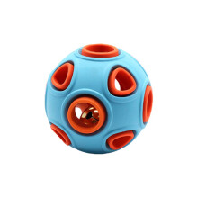 WishLotus Dog Ball, Dog Interactive Toy with Ring Bell Toys Dogs Rubber Balls Bouncy Ball Pet Game Puzzle Balls to Increase IQ Search & Catch Bite