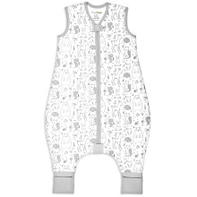 Organic Cotton Toddler Sleeping Bag with Legs 2.5 TOG Sleep Sack 1-Pack | Soft Winter-Weight