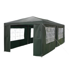 Gazebo, 3x6m Gazebo with sides, Waterproof Party Tent Marquee Awning with Powder Coated Steel Frame perfect for Parties, Birthday, Wedding, Picnics