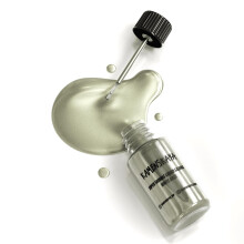 KAMENSKAYA Liquid White Gold Leaf Paint: Alcohol Based Fast Drying White Gold Liquid Gilding, 0.68 fl oz (20 ml)