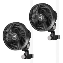 AC Infinity CLOUDRAY S6 2-Pack, Grow Tent Clip Fan 15cm with Redesigned | Long-Life EC Motor, Custom 10 Dynamic Wind Speeds and 10-Level Oscillation