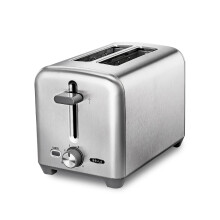 bella 2 Slice Toaster, Quick & Even Results Every Time, Wide Slots Fit Any Size Bread Like Bagels or Texas Toast, Drop-Down Crumb Tray for Easy Clean