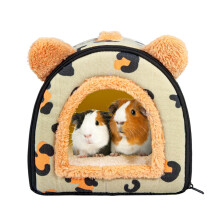 Pantula Guinea Pig Bed House - Cave Cozy Large Hamster Small Animal Beds Hideout with Removable Pad for Hamster Rabbit Hedgehog Chinchilla Bearded
