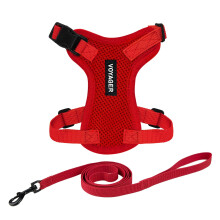 Voyager Step-in Lock Cat Harness and Reflective Cat Leash with Neoprene Handle by Best Pet Supplies