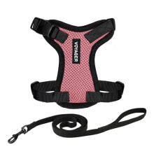 Voyager Step-in Lock Cat Harness and Reflective Cat Leash with Neoprene Handle by Best Pet Supplies