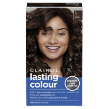 Clairol Lasting Colour Permanent Hair Dye | Ideal Grey Coverage | Shiny and Moisturised Hair | 5 Medium Brown
