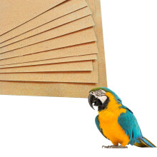 20 Pcs Gravel Paper for Bird Cage, 43 x 28 cm Bird Cage Gravel Liner, Bird Grinding Sandpaper, Easy Clean Pet Sandpaper