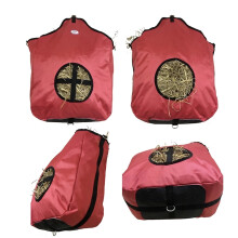 Majestic Ally Nylon Hay Feeder Tote Bag for Horse, Goat, Sheep