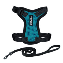 Voyager Step-in Lock Cat Harness and Reflective Cat Leash with Neoprene Handle by Best Pet Supplies