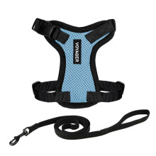 Voyager Step-in Lock Cat Harness and Reflective Cat Leash with Neoprene Handle by Best Pet Supplies