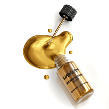 KAMENSKAYA Liquid Gold Leaf Paint: Alcohol Based Fast Drying Rich Gold Liquid Gilding, 0.68 fl oz (20 ml)