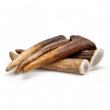 Premium Natural Deer Antlers For Dogs - Rich in Proteins & Minerals - Durable, Long Lasting Dog Chew for Dental Care, Teething, and Boredom