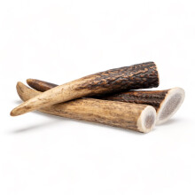 Premium Natural Deer Antlers For Dogs - Rich in Proteins & Minerals - Durable, Long Lasting Dog Chew for Dental Care, Teething, and Boredom