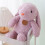 Lila Kuschelhase 35cm Plüschfigur 7