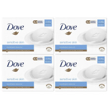 Dove Hypoallergenic Beauty Cream Bar 3 in-1 Cleanses, Moisturises and Nourishes Sulphate-Free Bath Soap for Soft and Smooth Skin