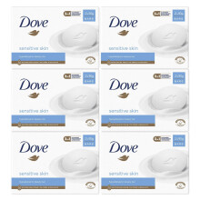 Dove Hypoallergenic Beauty Cream Bar 3 in-1 Cleanses, Moisturises and Nourishes Sulphate-Free Bath Soap for Soft and Smooth Skin