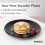 MIAMIO - 6 x Plate/Dinner Plate Set Stoneware Ceramic Tableware Set - Le Papillon Collection (Black, Small Plate) 2