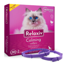 Cat Calming Collar & Pet Anti Anxiety Products - Feline Calm Pheromones Collars & Cats Stress Relief Comfort Helps with Pee, New Zone, Aggression