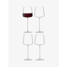 LSA International Metropolitan Grand Cru Glass 680ml Clear | Set of 4 | Dishwasher Safe | MW04